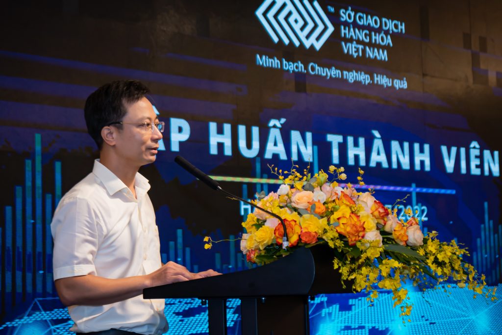 Ông Trần Duy Đông, Vụ trưởng Vụ Thị trường trong nước, đánh giá cao sự phát triển của thị trường giao dịch hàng hóa tại Việt Nam trong những năm qua