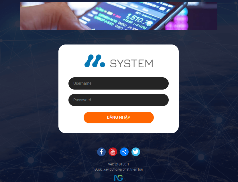 Giao diện phần mềm M- System
