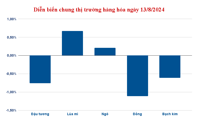 dien bien chung thi truong hang hoa ngay 13 8 2024