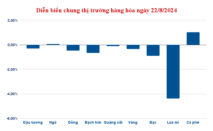 dien bien chung thi truong hang hoa ngay 22 8 2024