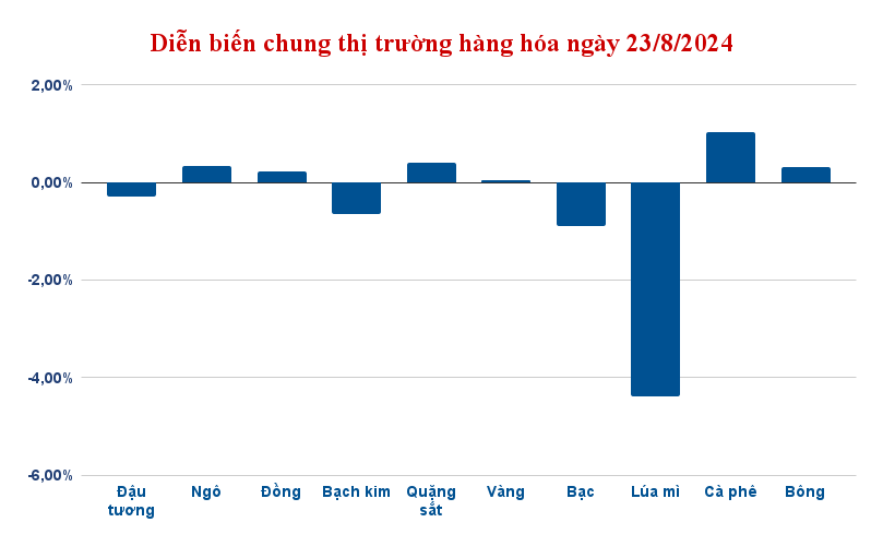 dien bien chung thi truong hang hoa ngay 23 8 2024