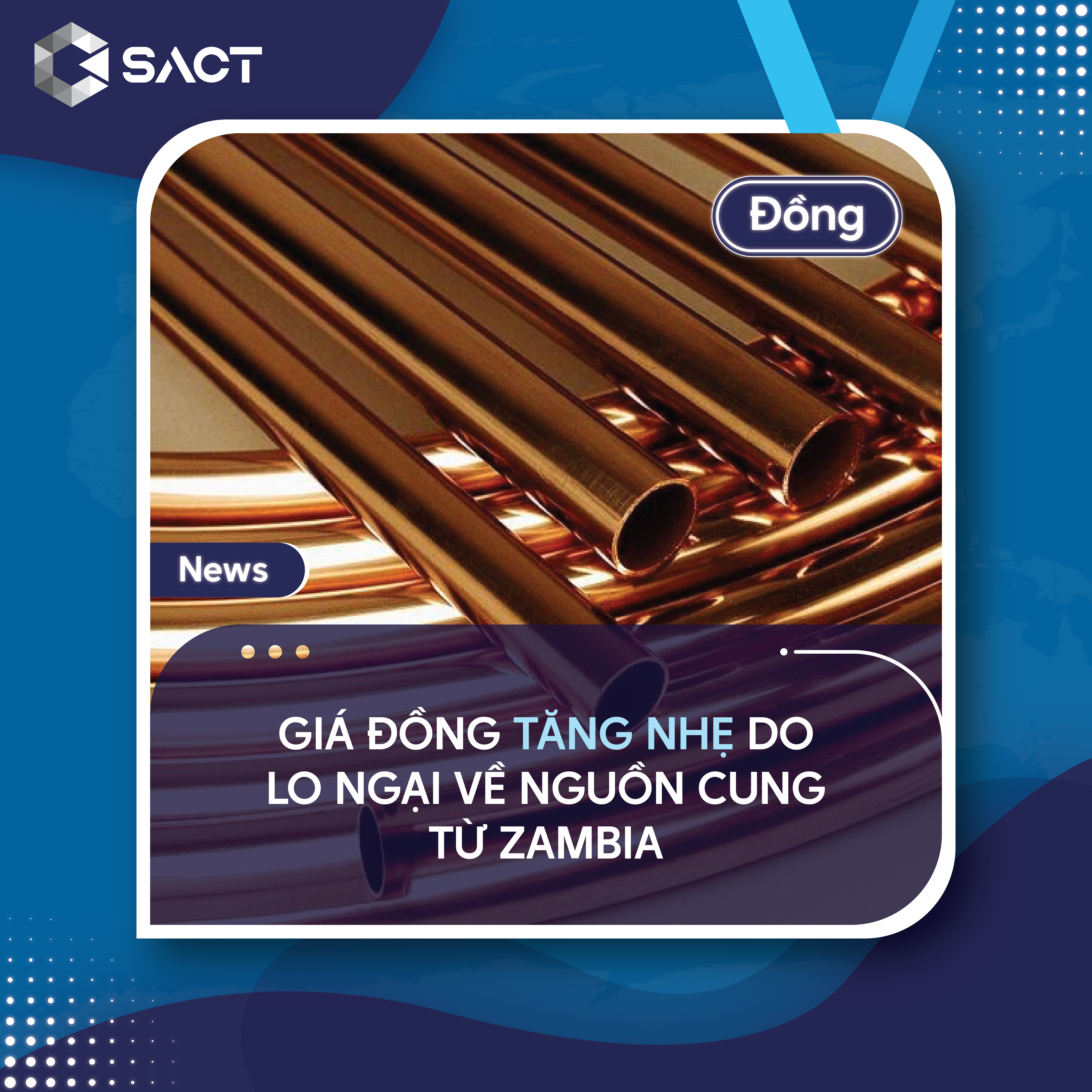 Giá đồng tương lai đã tăng nhẹ lên trên mốc 4 USD/pound