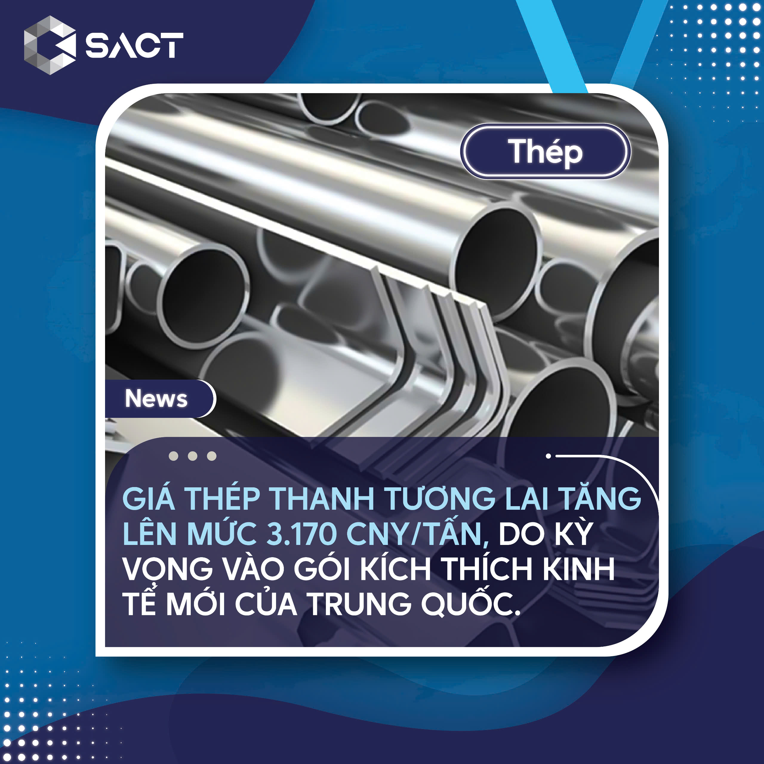 Động thái hạn chế xây dựng mới để giảm cung dư thừa đã phần nào kìm hãm sự tăng trưởng của giá thép