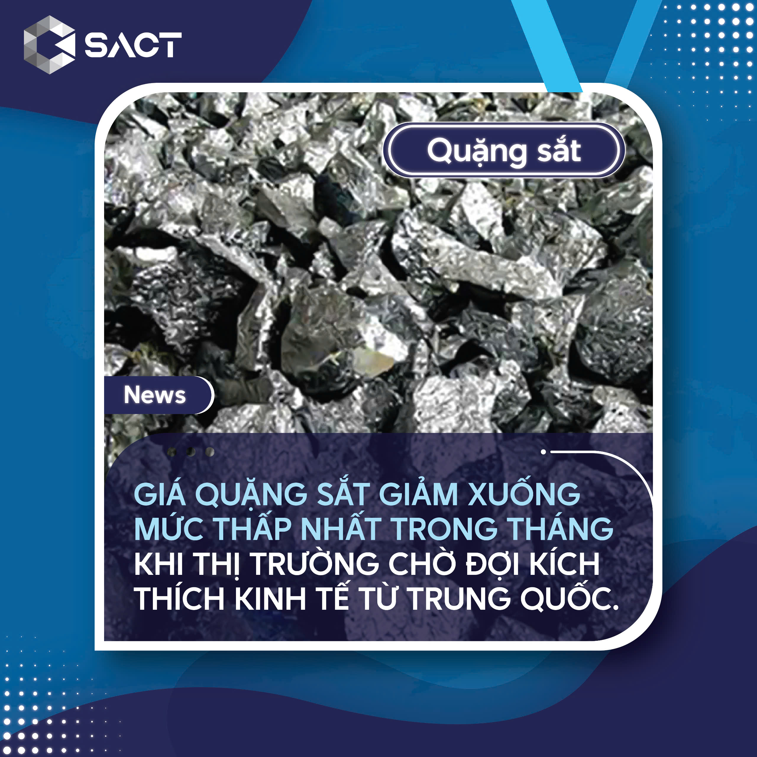 Nhập khẩu quặng sắt của Trung Quốc lại gia tăng nhờ vào những kỳ vọng tích cực