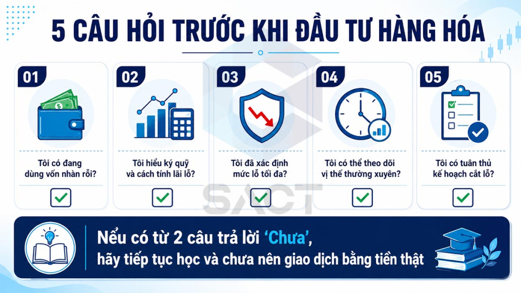 Vì sao nên đầu tư hàng hóa? Có nên đầu tư hàng hóa phái sinh không? 5 Checklist trước khi đầu tư hàng hóa
