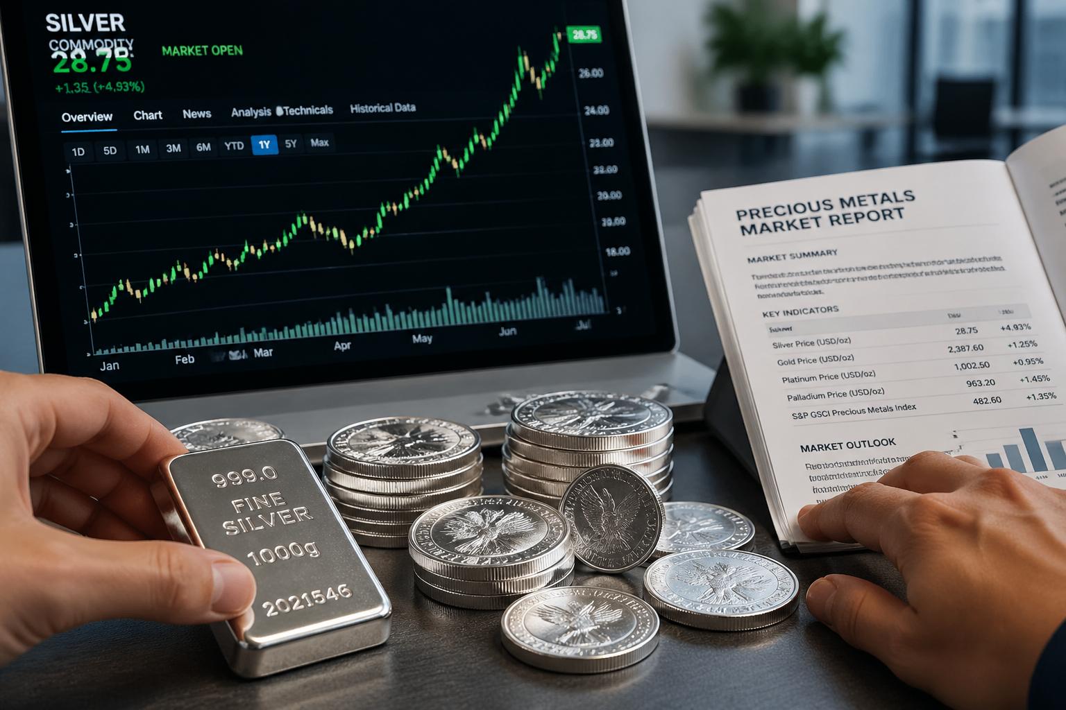 6 Dấu hiệu thị trường cho thấy tiềm năng tăng giá của bạc