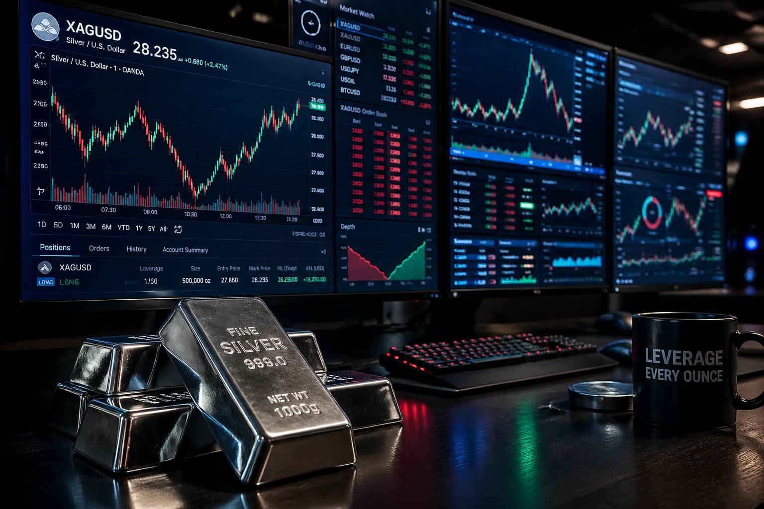 Các Hình Thức Giao Dịch Bạc Có Đòn Bẩy Phổ Biến Hiện Nay