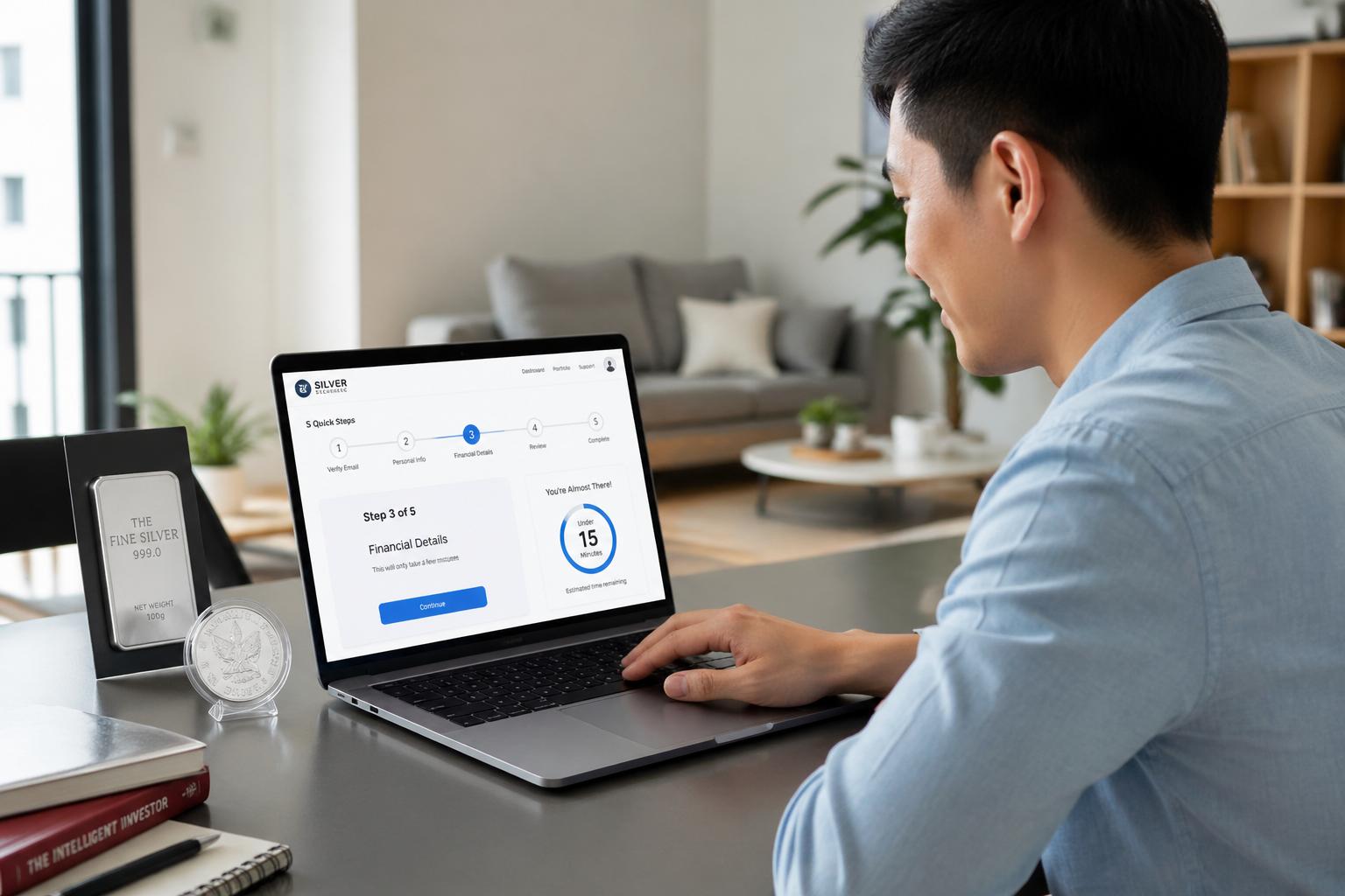 5 Bước Nhanh Chóng Mở Tài Khoản Giao Dịch Bạc (Dưới 15 Phút)