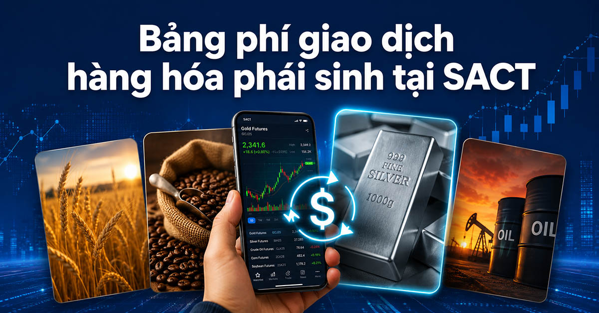 bảng phí giao dịch hàng hóa phái sinh tại SACT