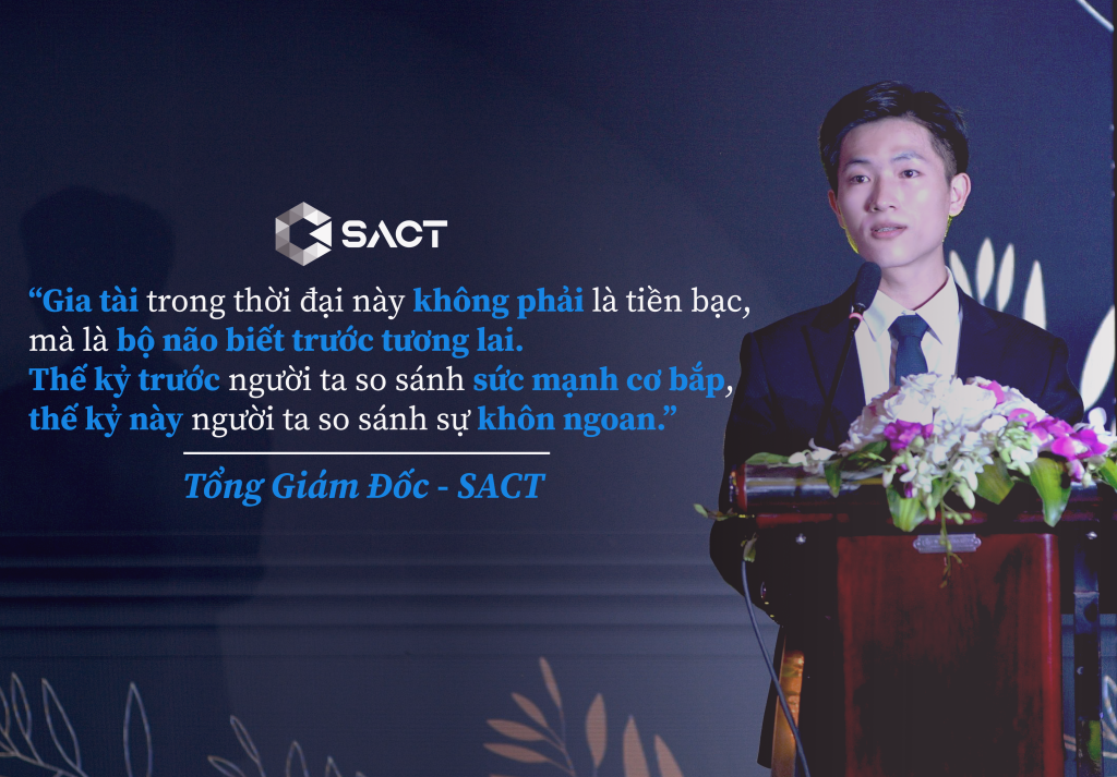 CEO Trần Sơn Tùng - Founder SACT và hành trình phát triển thị trường hàng hóa phái sinh 2 CEO Trần Sơn Tùng tại lễ Khai Trương